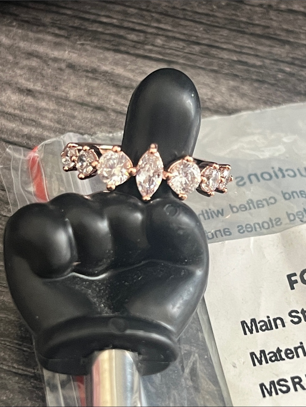 Bomb Party NWOT ‘Follow The Love’ Ring